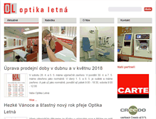 Tablet Screenshot of optikaletna.cz